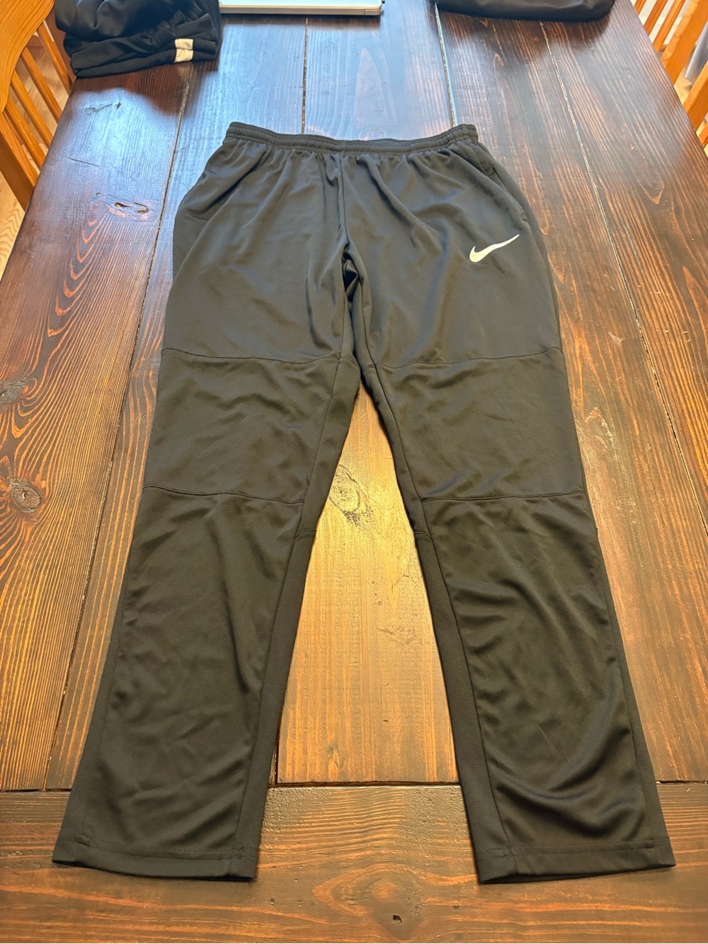 Nike Men's Black Dri-FIT Athletic Soccer Pants - Large
